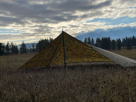 MARPAT Trail Duster backpacking tarp - view 2