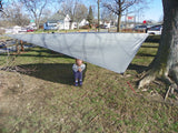 Asym Hammock Tarp - Xenon Sil 1.1 Fire Pattern Standard Length