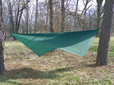 Asym Hammock Tarp - Xenon Sil 1.1 Fire Pattern Standard Length