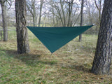 Asym Hammock Tarp - Xenon Sil 1.1 Fire Pattern Standard Length