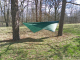 Asym Hammock Tarp - Xenon Sil 1.1 Fire Pattern Standard Length