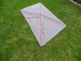 Asym Hammock Tarp - Xenon Sil 1.1 Fire Pattern Standard Length