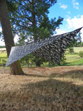 Asym Hammock Tarp - Xenon Sil 1.1 Fire Pattern Standard Length