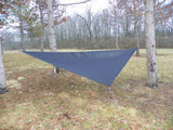 Asym Hammock Tarp - Xenon Sil 1.1 Fire Pattern Standard Length