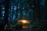 Asym Hammock Tarp - Xenon Sil 1.1 Fire Pattern Standard Length