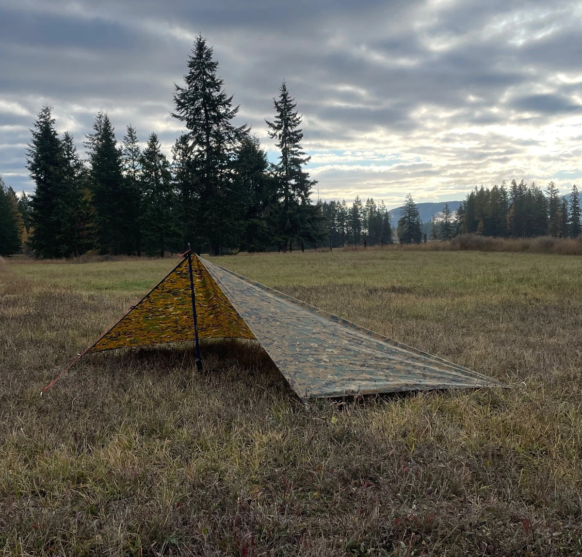 MARPAT Trail Duster backpacking tarp - view 1
