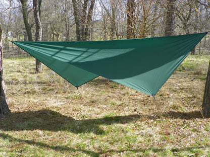 Asym Hammock Tarp - Xenon Sil 1.1 Fire Pattern Standard Length