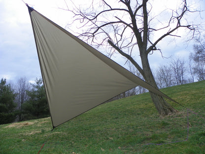 Asym Hammock Tarp - Xenon Sil 1.1 Fire Pattern Standard Length