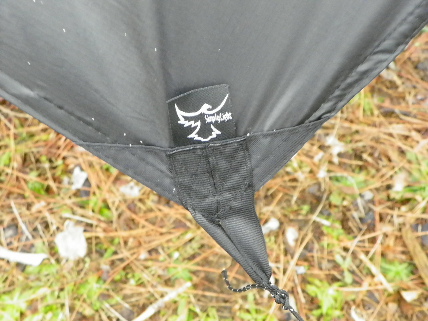 Asym Hammock Tarp - Xenon Sil 1.1 Fire Pattern Standard Length